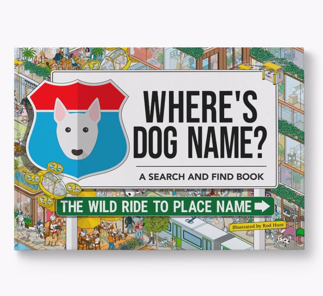 Personalised Miniature Bull Terrier Book: Where's Miniature Bull Terrier? Volume 3